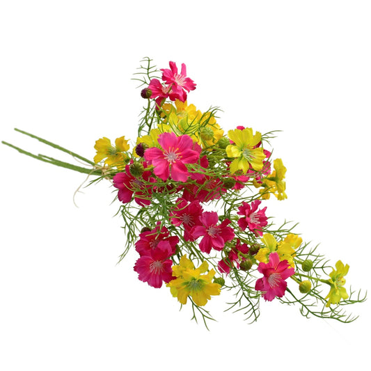 Luční kvítí krásenky žluté a růžové 70 cm
