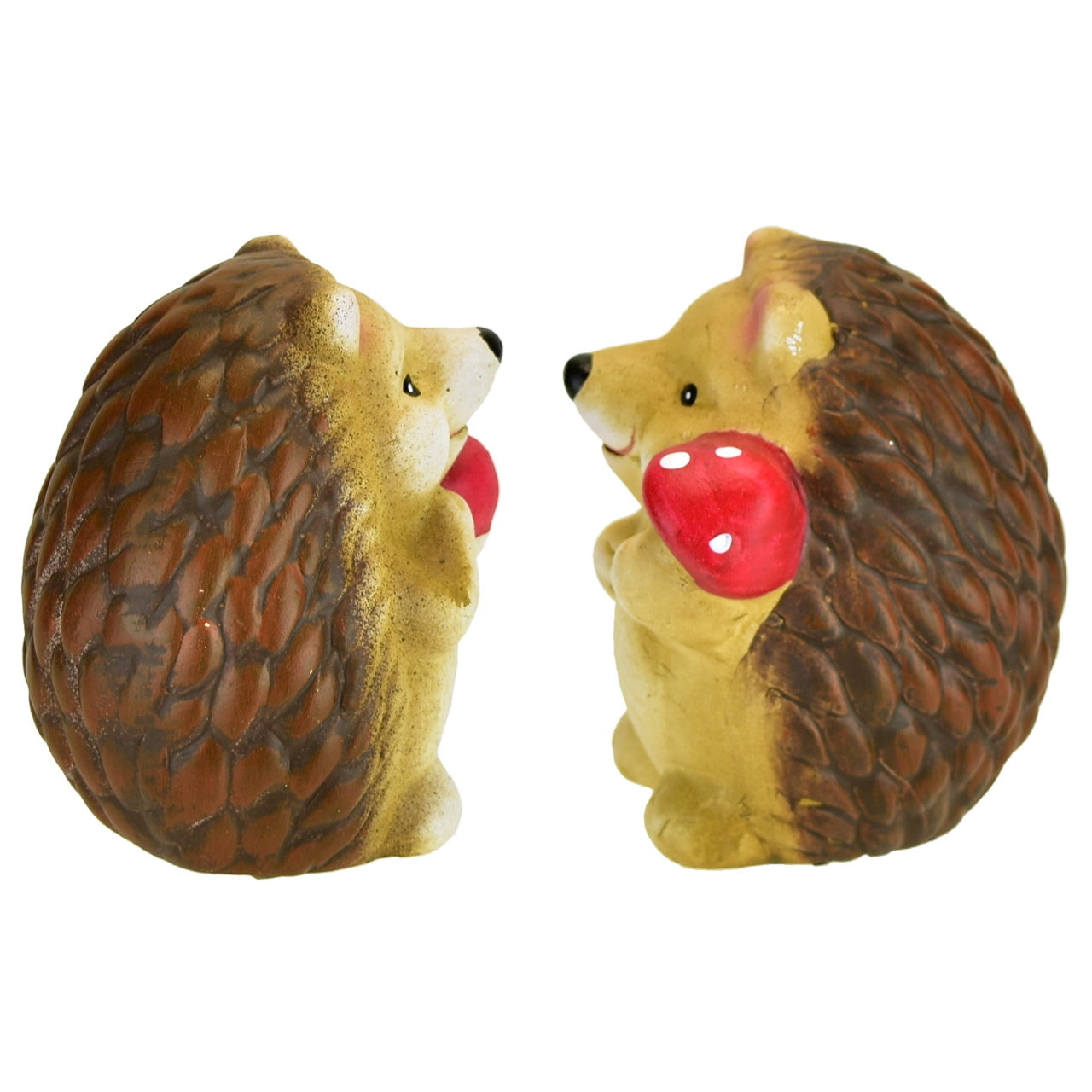 Ježci s jablíčkem a houbičkou 9 cm, 2 ks set