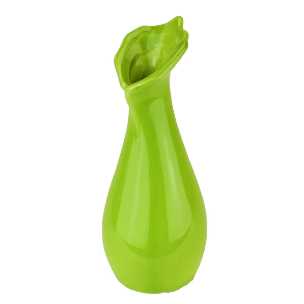 Keramická vázička zelená 16 cm