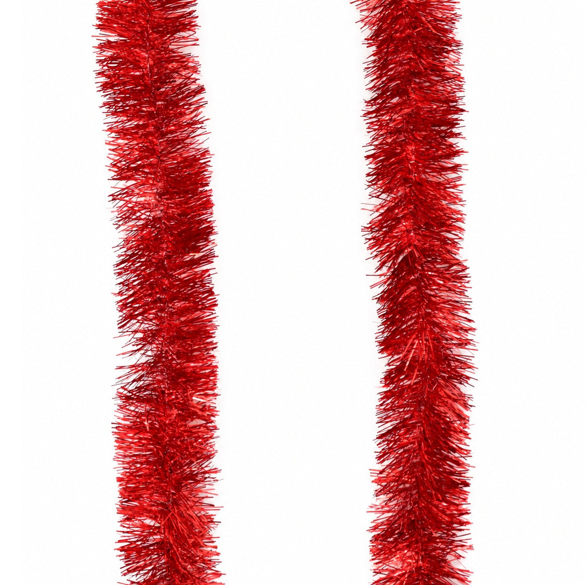 Vánoční řetěz červený, Ø10 cm, délka 6 m