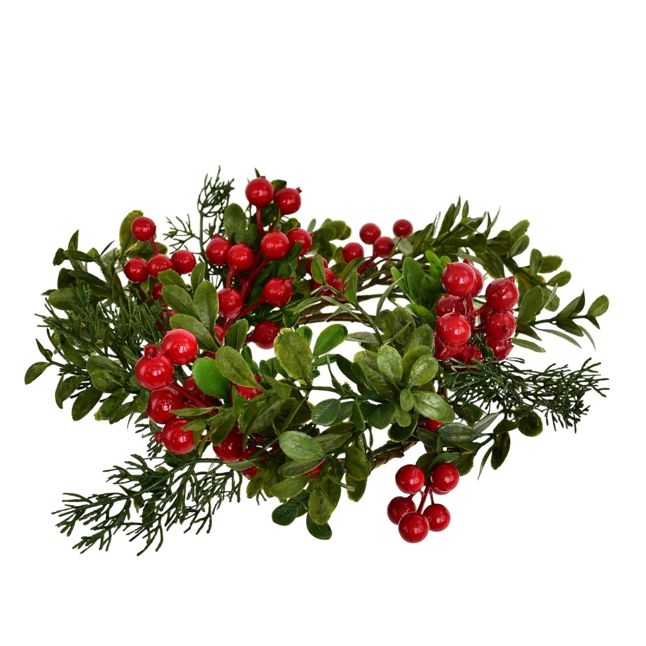 Věnec zdobený borůvčím a bezinkami Ø30 cm