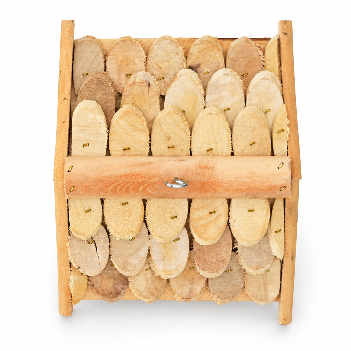 Birch bird feeder medium 27 × 21 × 23 cm