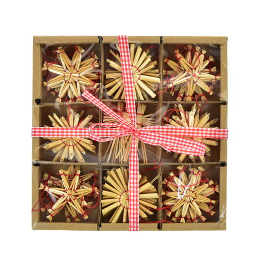 Slaměné vánoční ozdoby, 36 ozdob