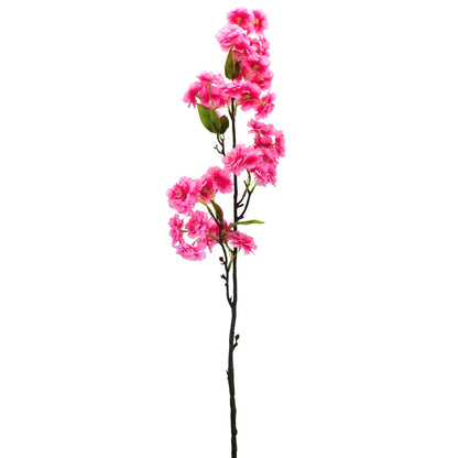 Jarní kvetoucí větev růžová 90 cm