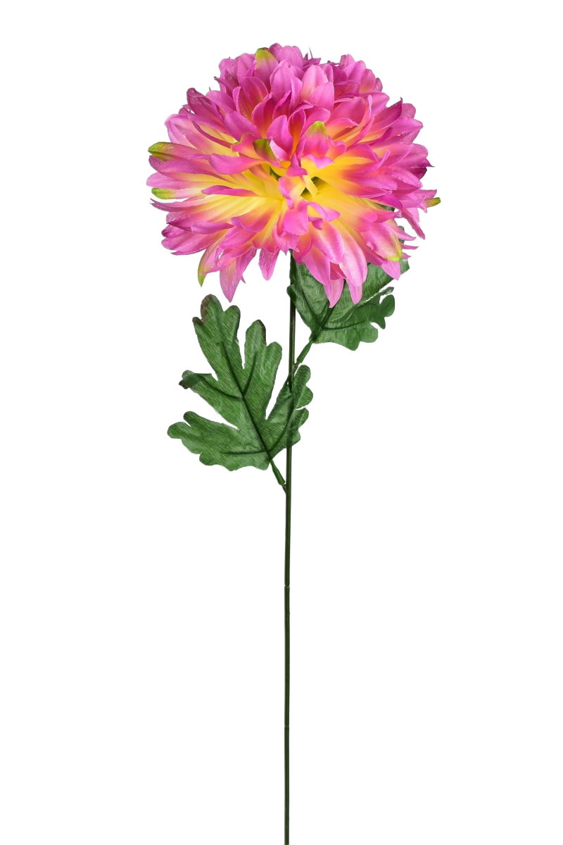 Chryzantéma růžová Ø17cm/65 cm - 3 ks
