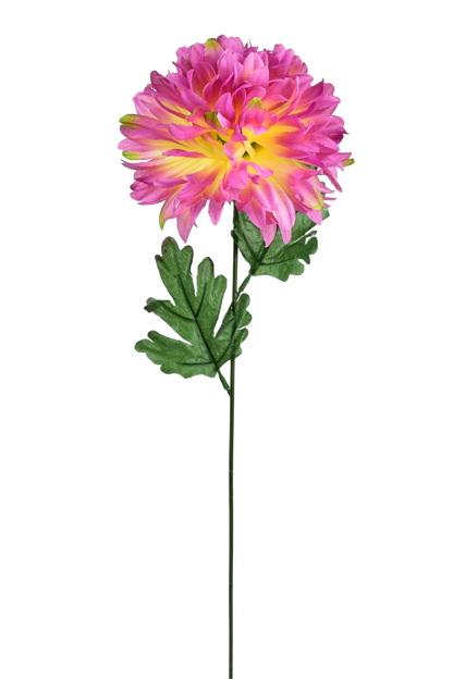 Chryzantéma růžová Ø17cm/65 cm - 3 ks