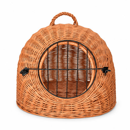 Weidenkorb für Haustiere 45 × 35 × 35 cm
