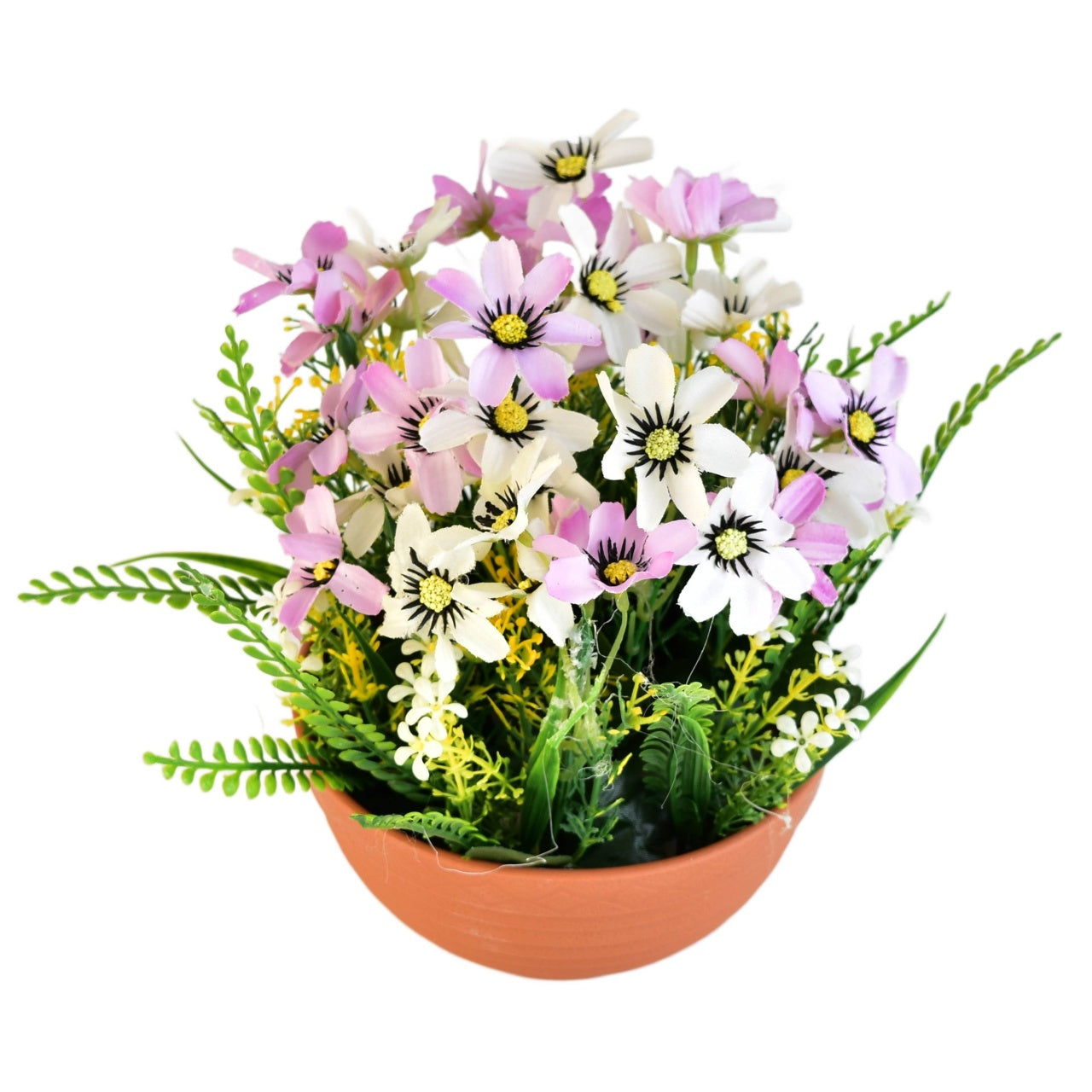 Květinová miska bílo-fialová Ø23/ 21 cm