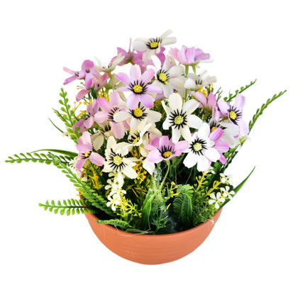 Květinová miska bílo-fialová Ø23/ 21 cm