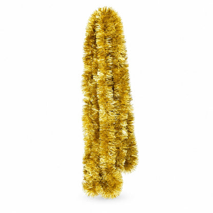 Vánoční řetěz zlatý, Ø10 cm, délka 6 m