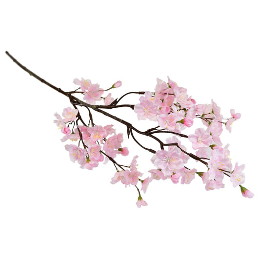 Třešňová větev světle růžová 78 cm