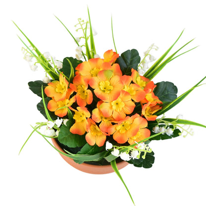 Primulky oranžové v terakotové misce Ø23/ 20 cm