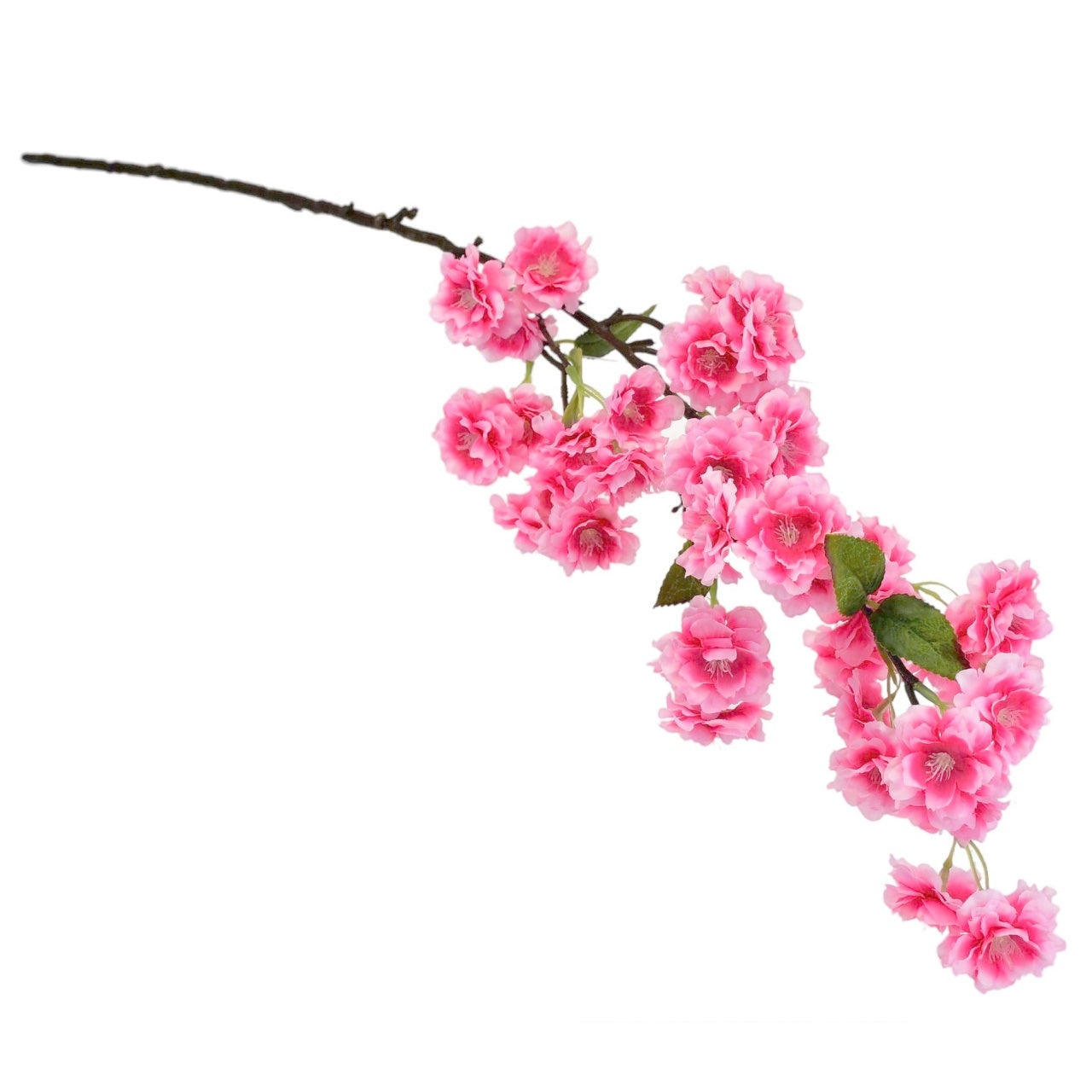 Jarní kvetoucí větev růžová 90 cm