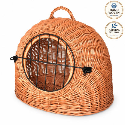 Weidenkorb für Haustiere 45 × 35 × 35 cm