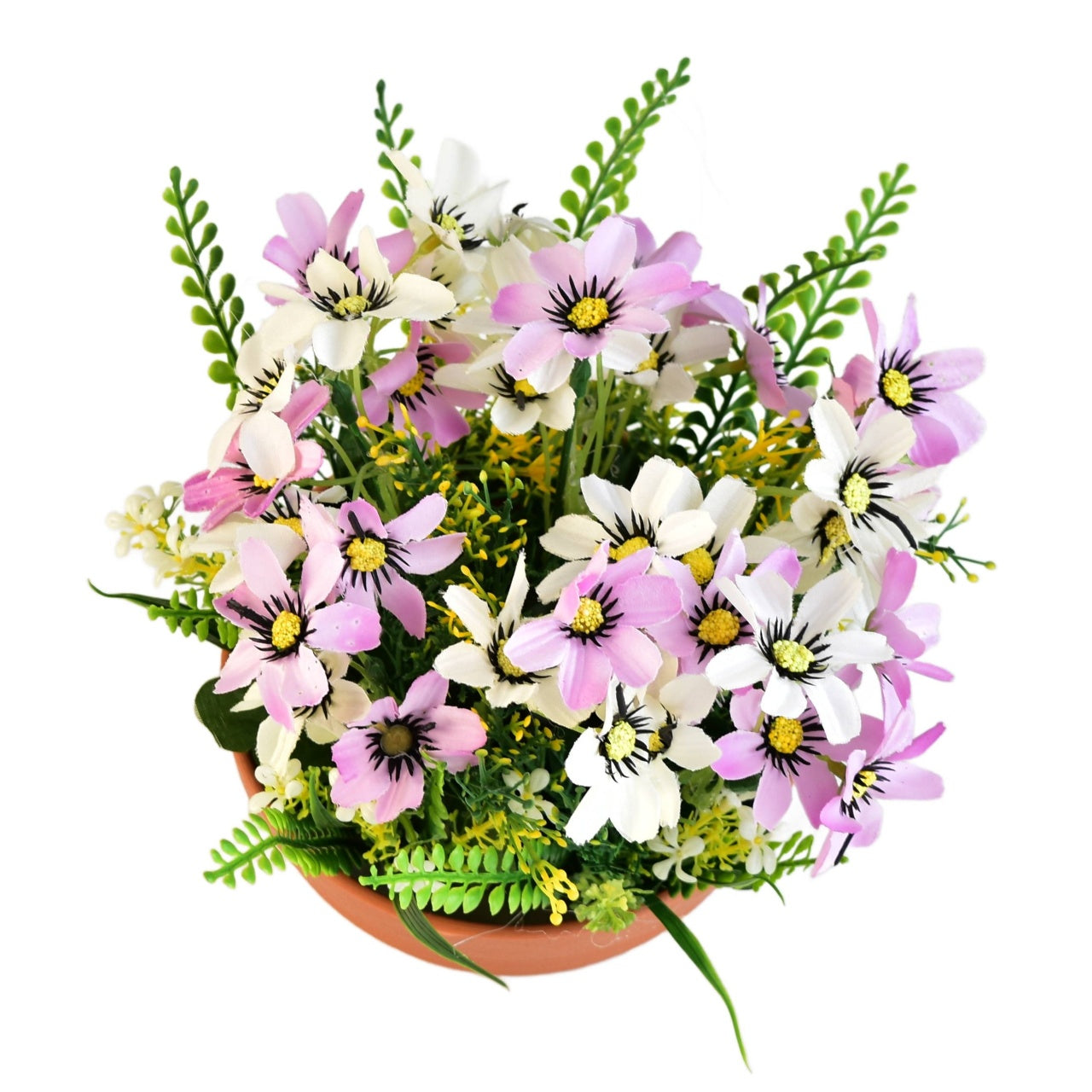 Květinová miska bílo-fialová Ø23/ 21 cm