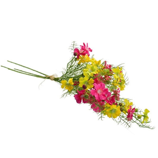 Luční kvítí krásenky žluté a růžové 70 cm
