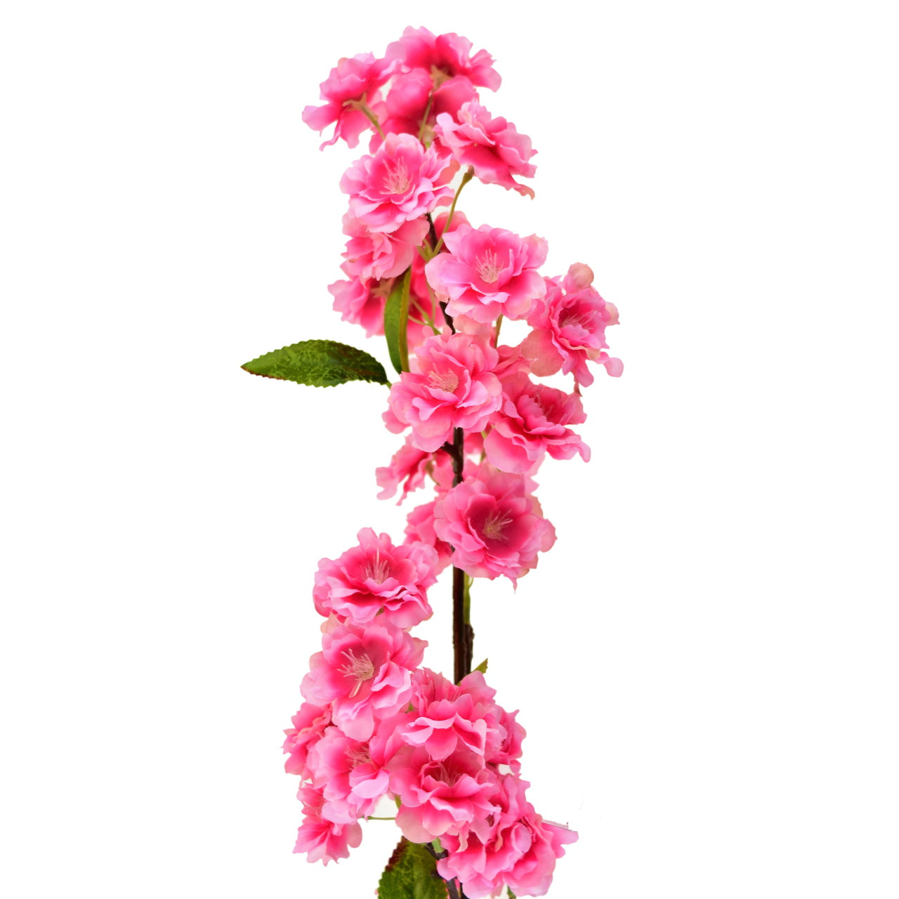 Jarní kvetoucí větev růžová 90 cm