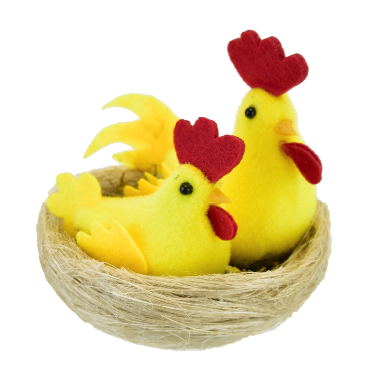 Slepička s kohoutkem v hnízdečku 8x10 cm