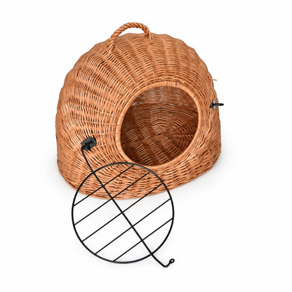 Weidenkorb für Haustiere 45 × 35 × 35 cm