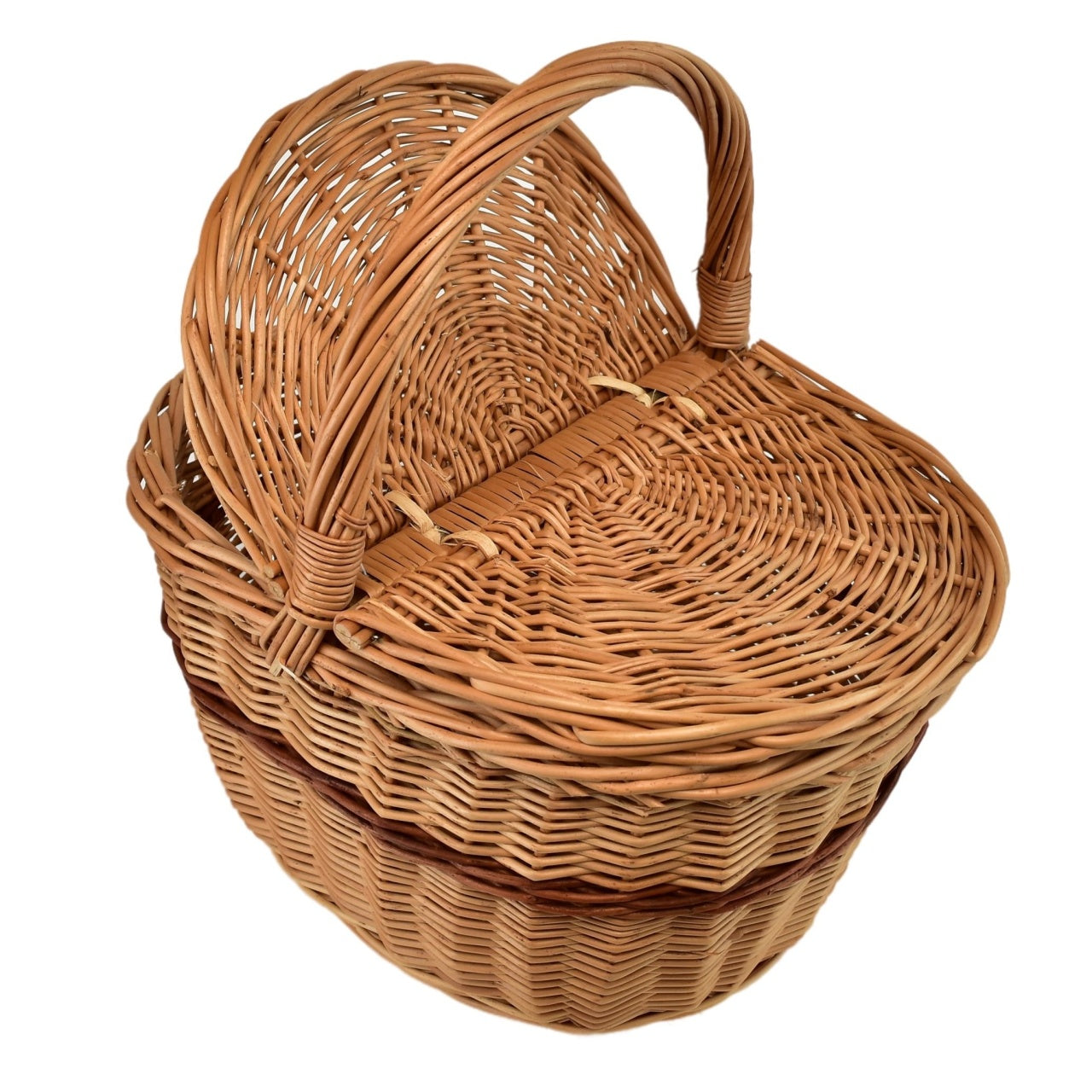 Koš Piknik ovál 36×26×19/36 cm