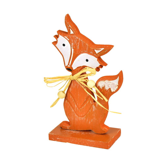 Liška dřevěná 15 cm
