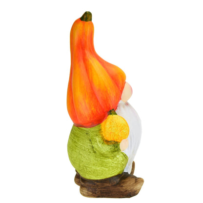 Skřítek s dýní keramický 16 cm