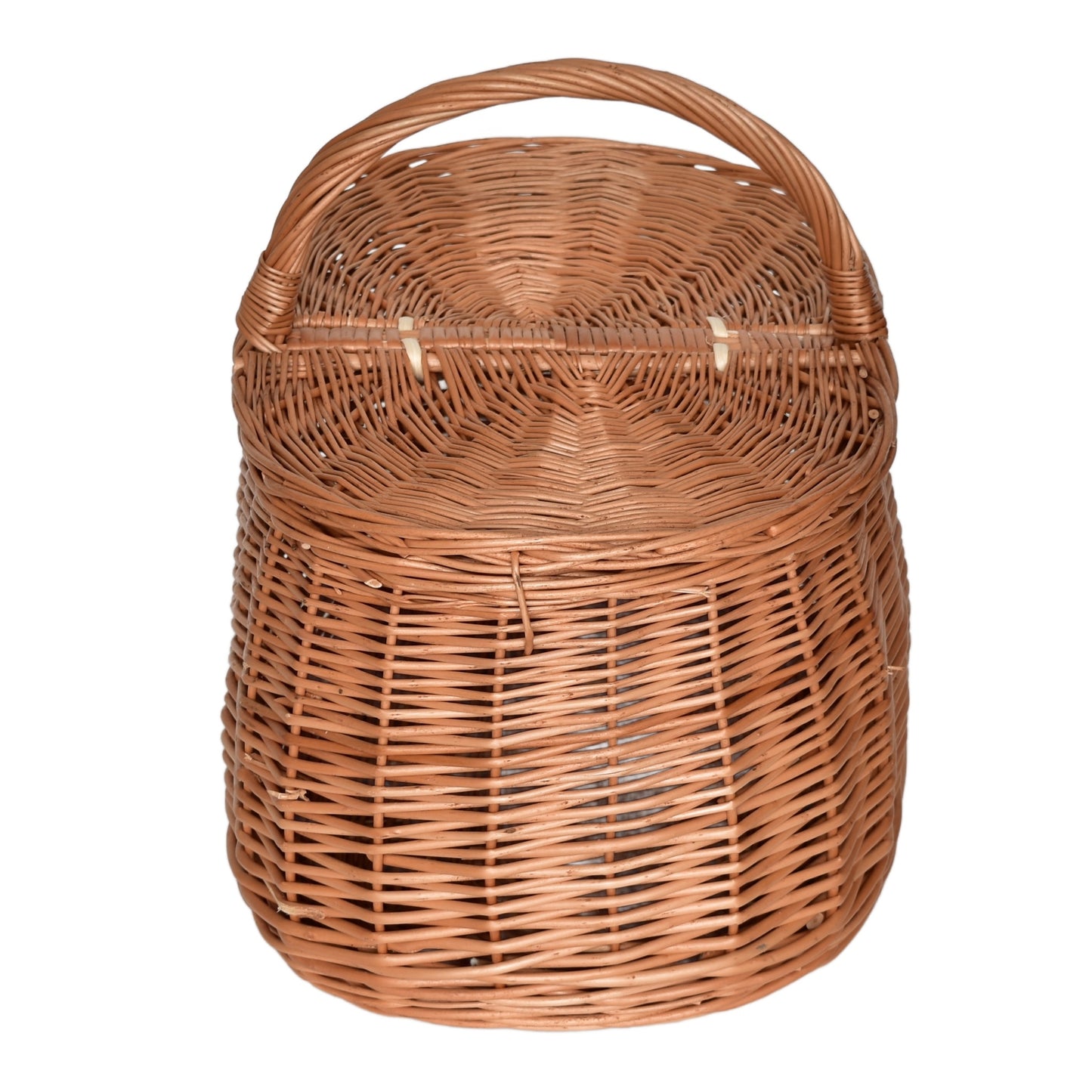 Car Picnic Basket, hand-woven from natural wicker, 43×28×35 cm
