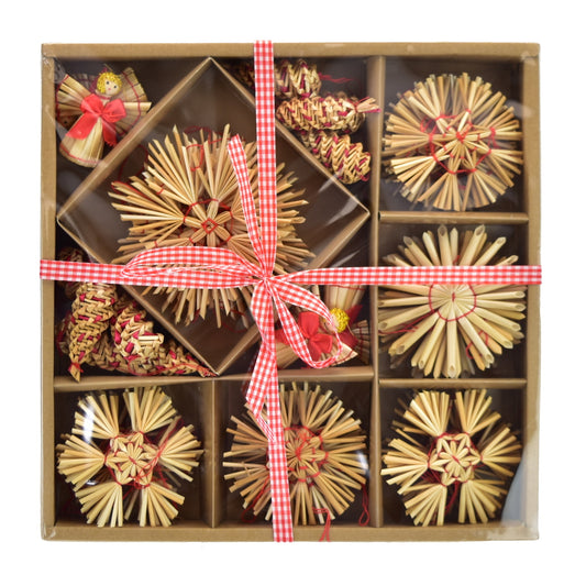 Slaměné vánoční ozdoby, 50 ozdob