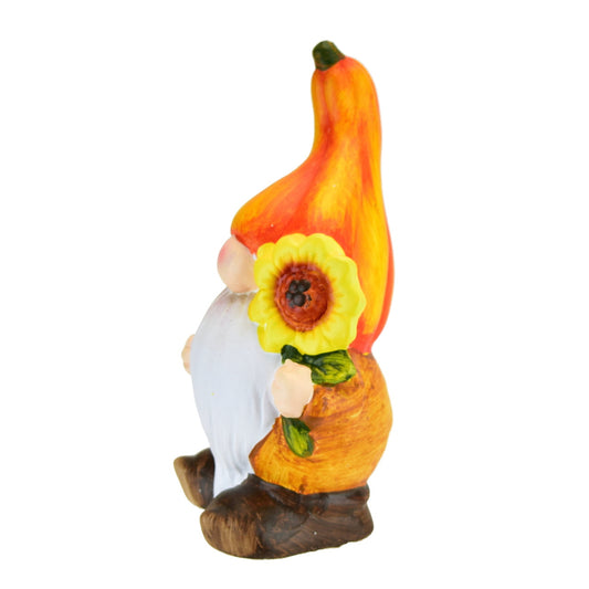 Skřítek se slunečnicí keramický 16 cm