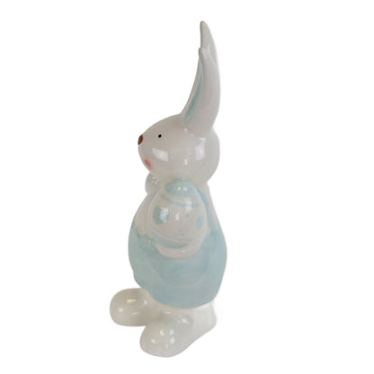 Zajíc keramický s vajíčkem 21 cm