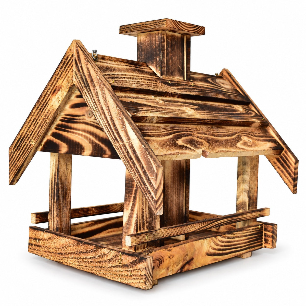 Large torched bird feeder with a filling chimney, 37 × 32 × 39 cm