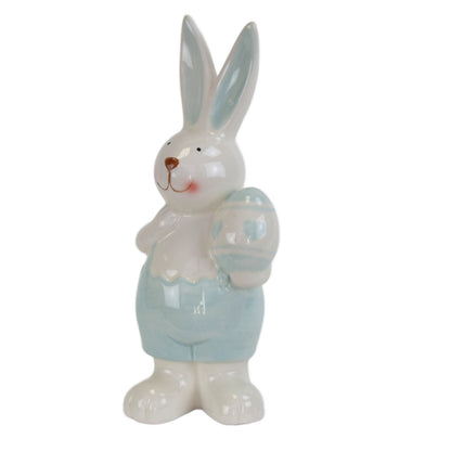 Zajíc keramický s vajíčkem 21 cm