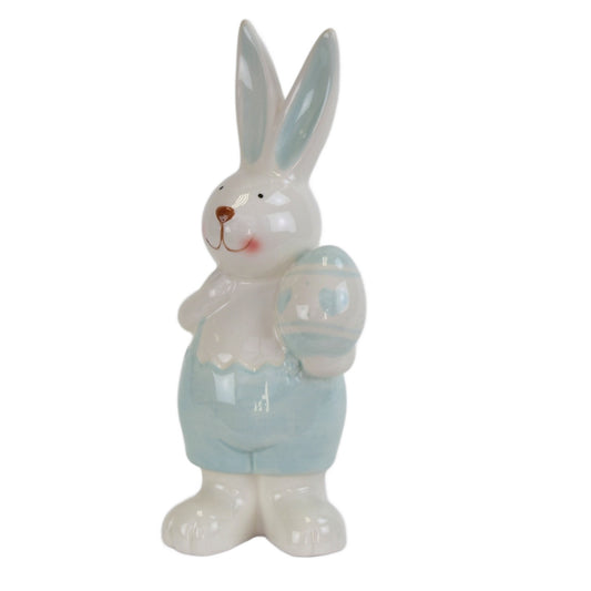 Zajíc keramický s vajíčkem 21 cm