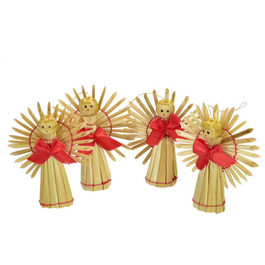 Slaměné andílci, 4 ks