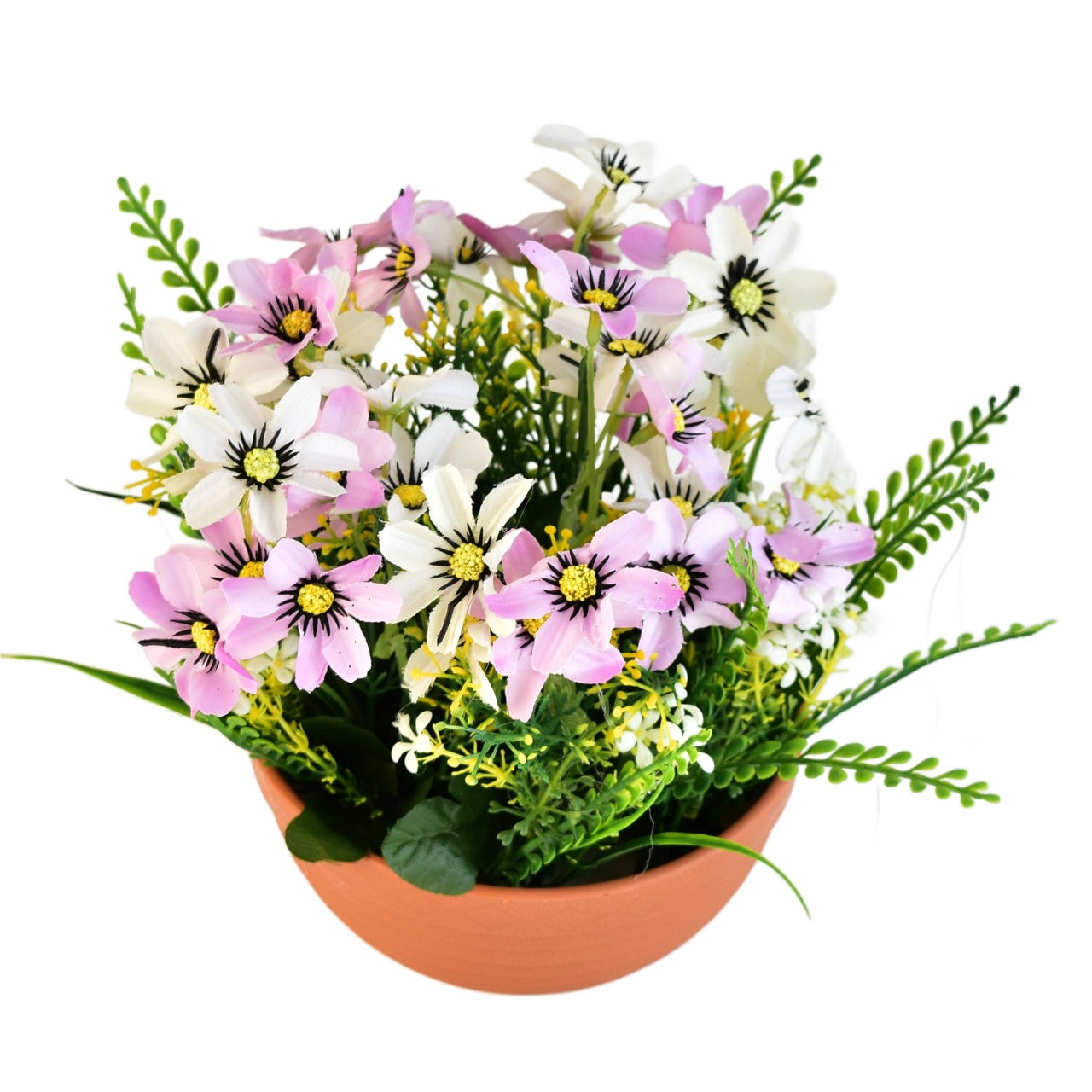 Květinová miska bílo-fialová Ø23/ 21 cm