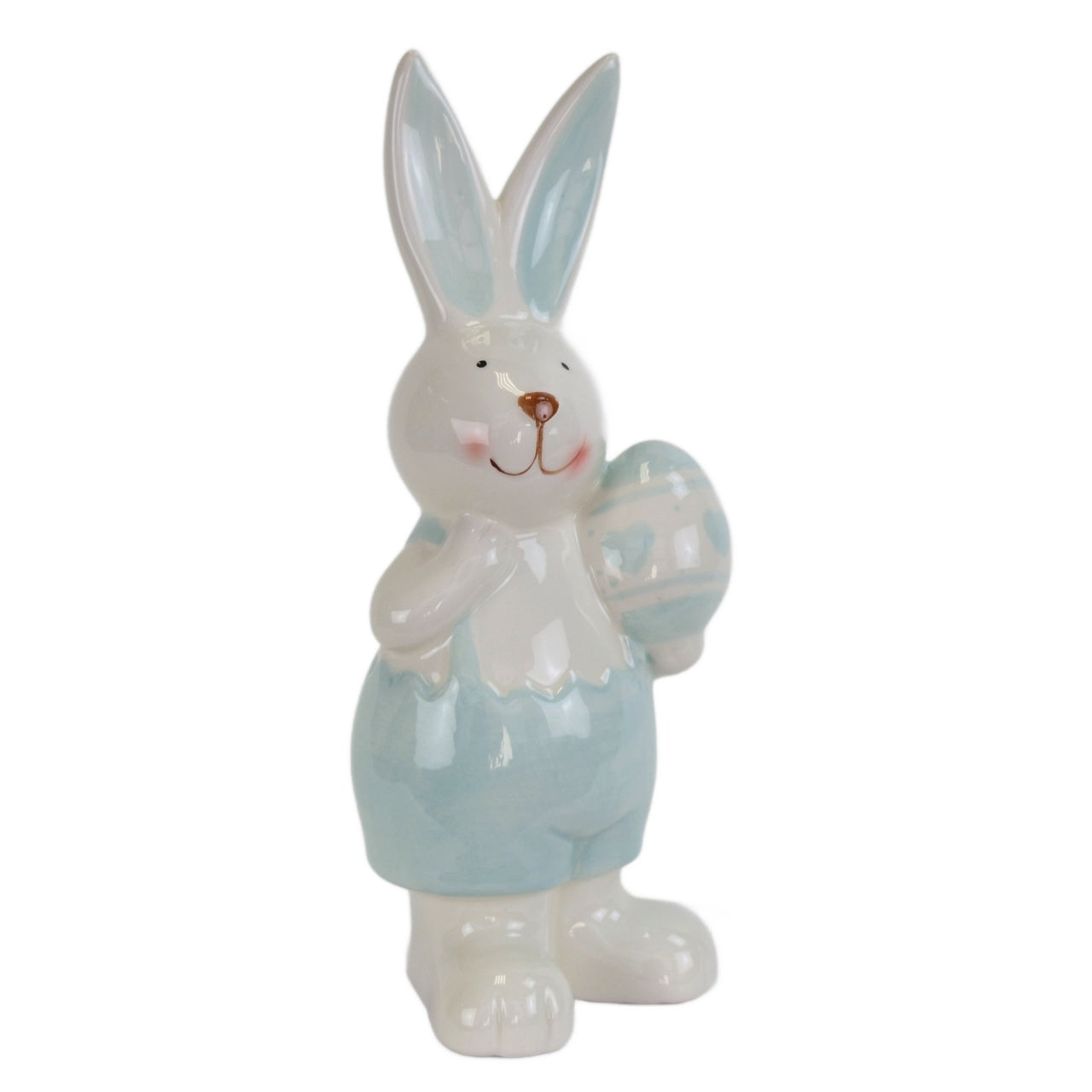 Zajíc keramický s vajíčkem 21 cm